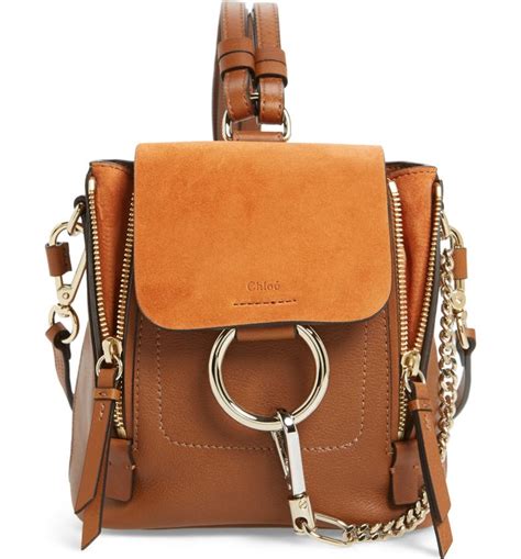 chloe mini faye backpack|chloe faye handbag.